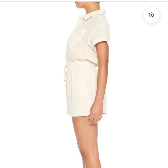 Forever 21 Gauze Tie-Waist Romper - Picture 4 of 8